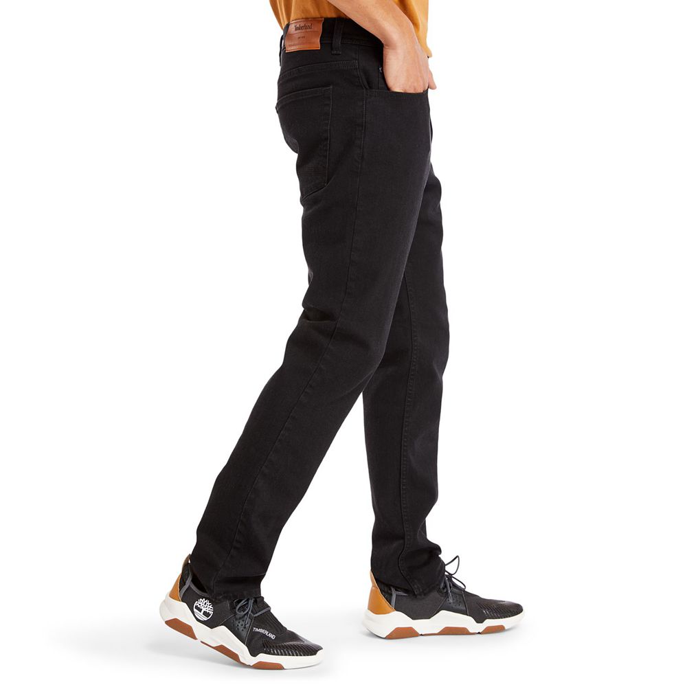 Calça Masculino - Timberland Sargent Lake Slim Fit Denim - XQTHW1428 - Pretas